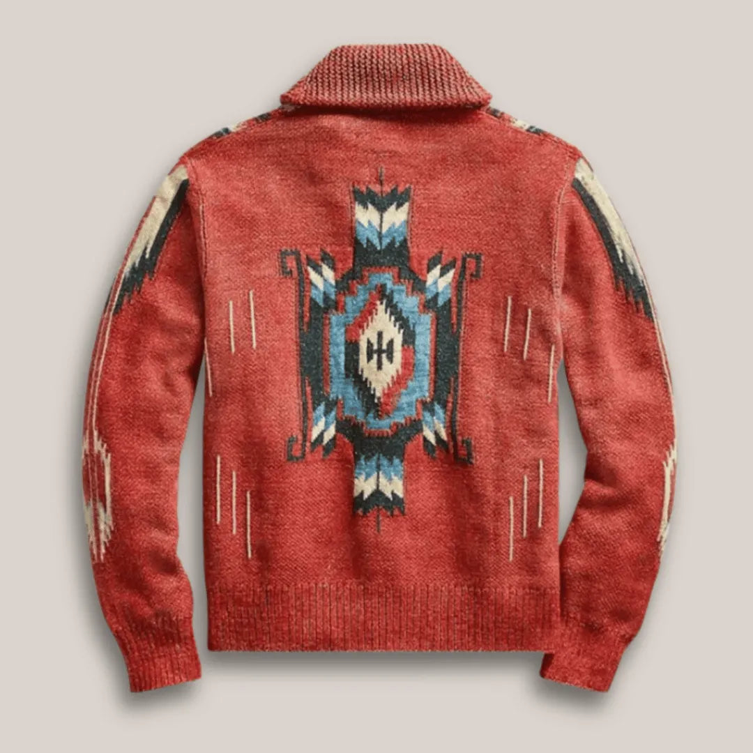 Elegant Weave Wool Cardigan