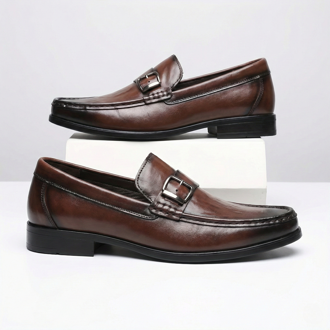 Mocassins de couro chiques