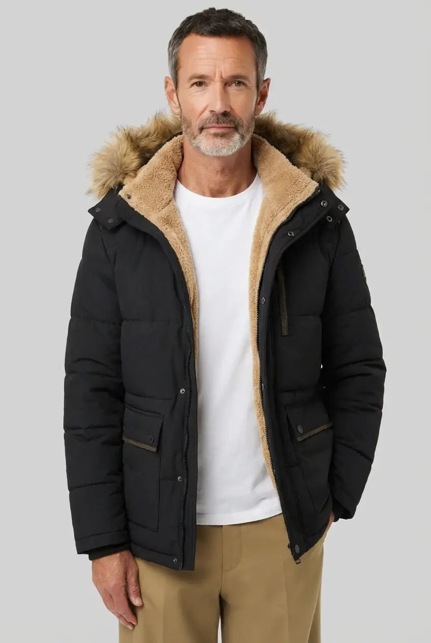 Givalli - Elegant Padded Fleece Winter Jacket