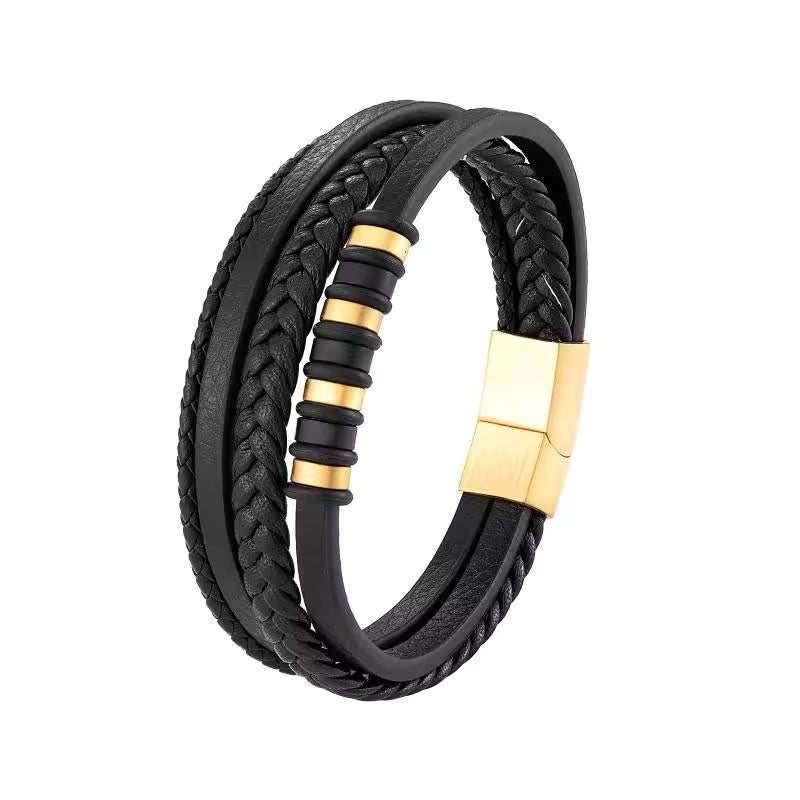 Classic Multilayer Leather Bracelet