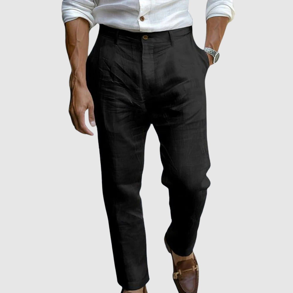Saint - Tropez Chic Linen Pants