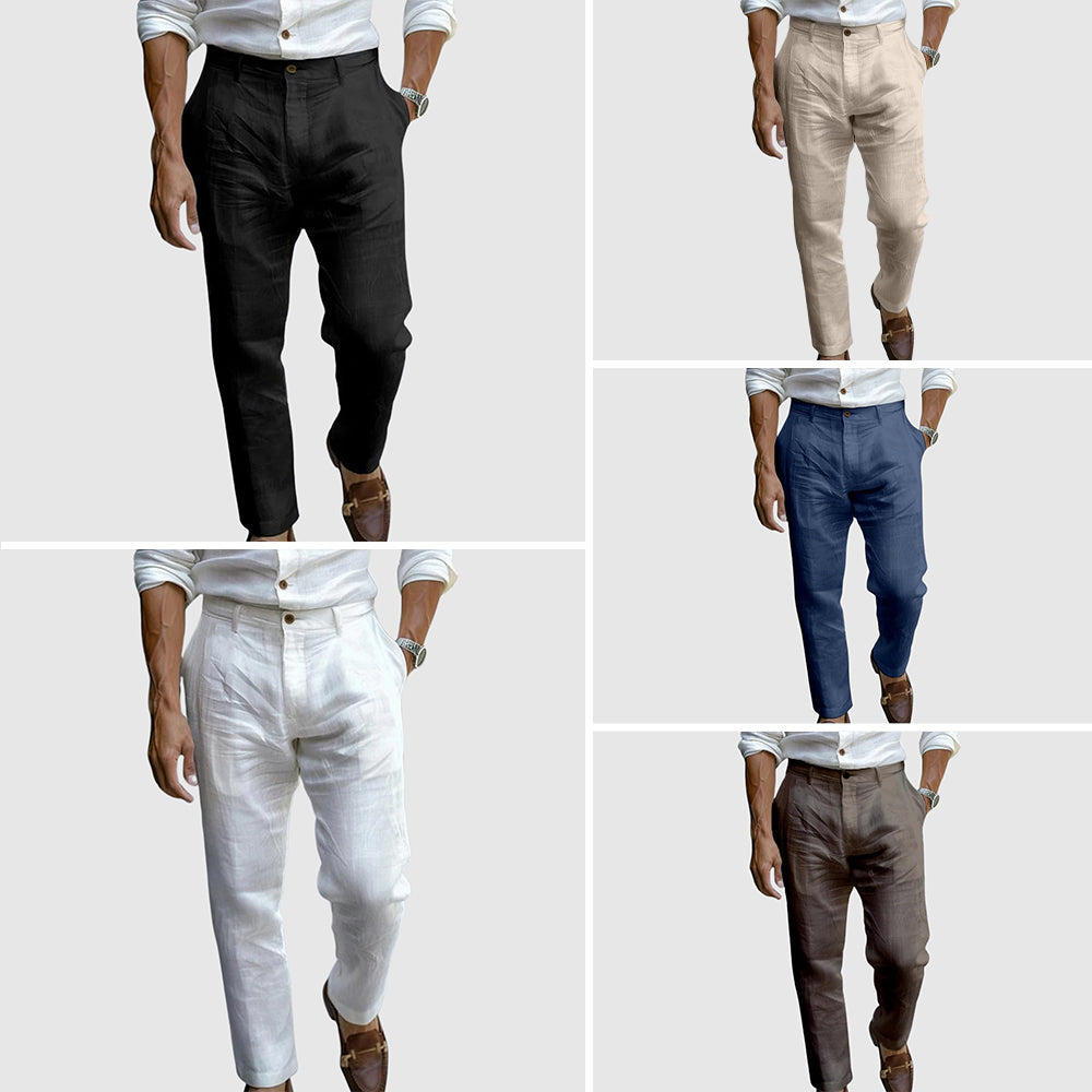 Saint - Tropez Chic Linen Pants