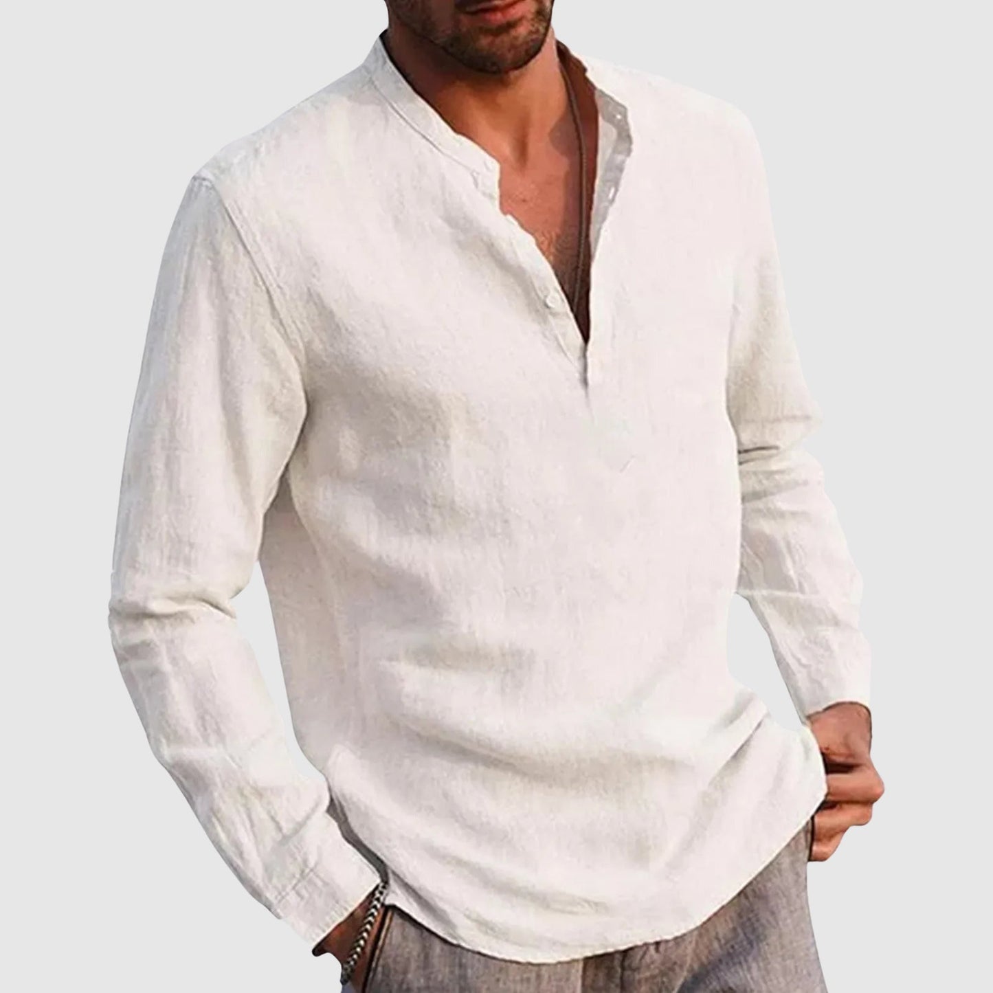 Camicia in lino Nomad