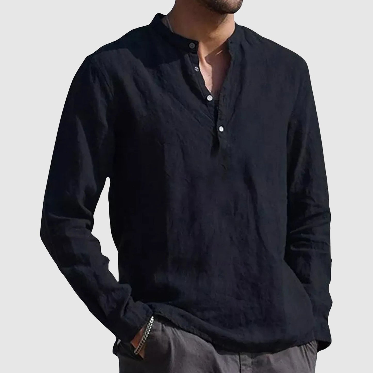 Camicia in lino Nomad