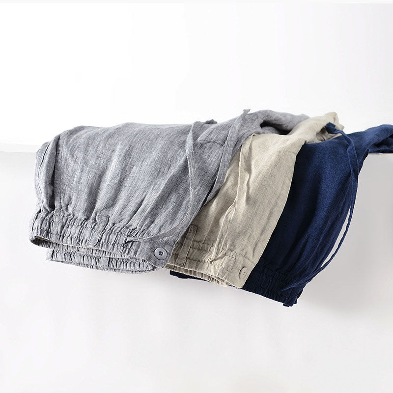 Lorenzo Linen Shorts