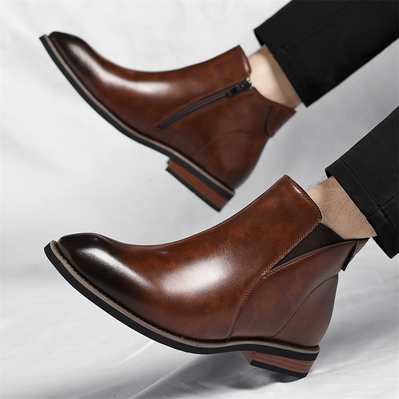 Elegant Leather Chelsea Boots