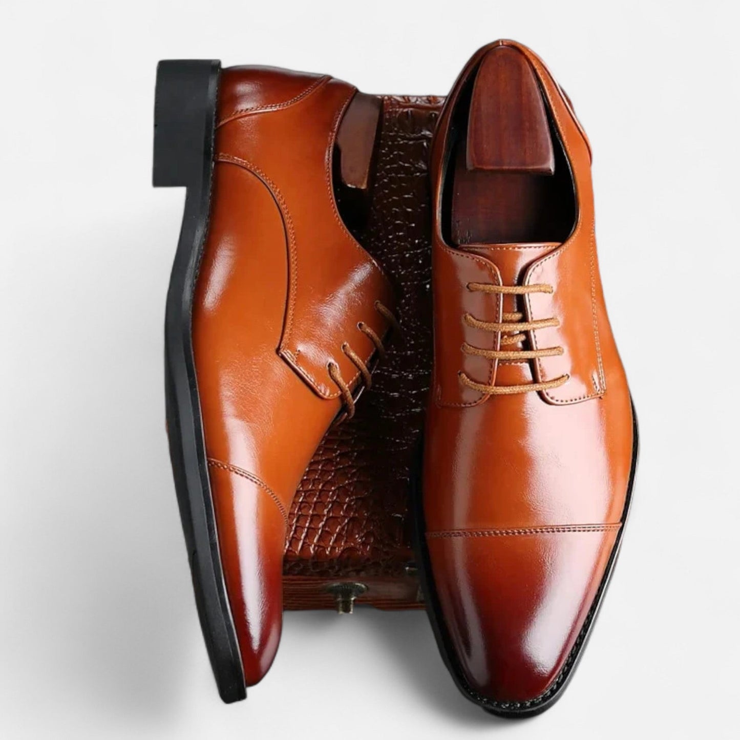 Chaussures habillées élégantes en cuir