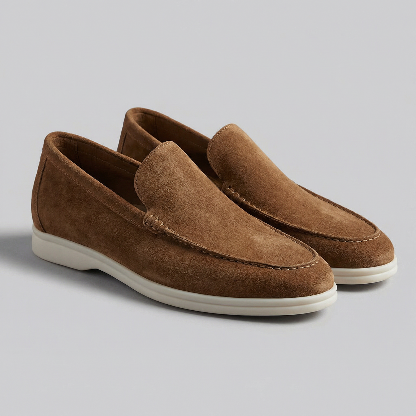 Mocassins élégants en daim pour homme