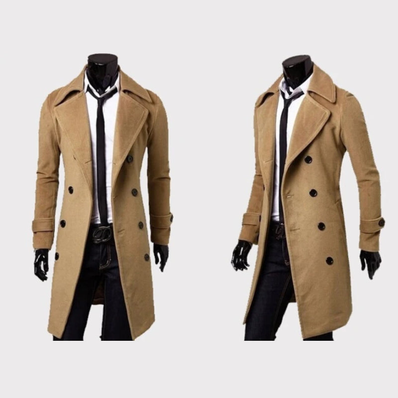 Elegant Long Trench Coat