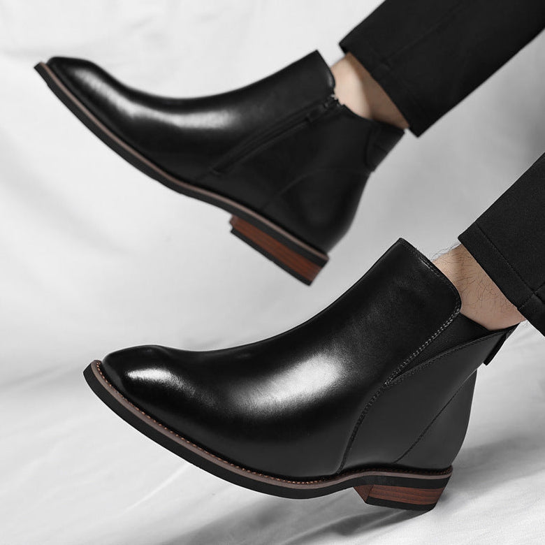 Elegant Leather Chelsea Boots