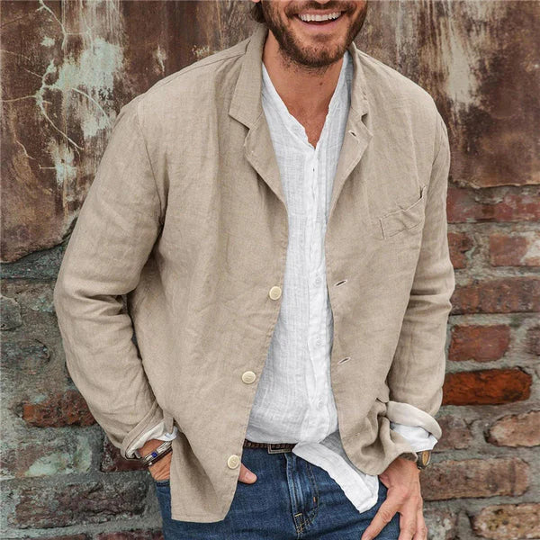 Blazer décontracté en coton