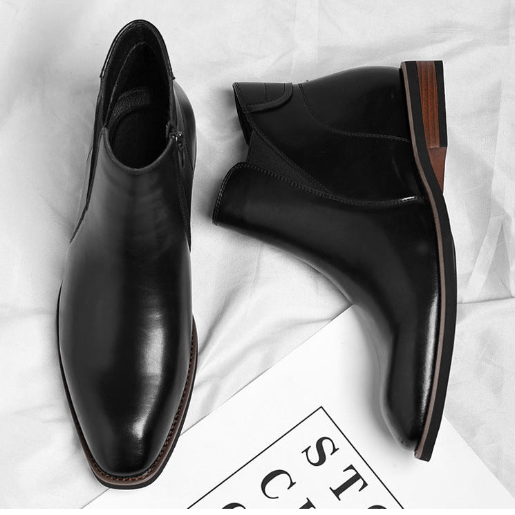 Elegant Leather Chelsea Boots