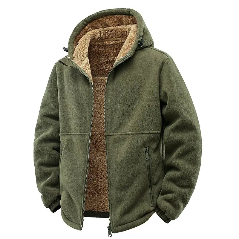 Elegant Wool Windproof Jacket