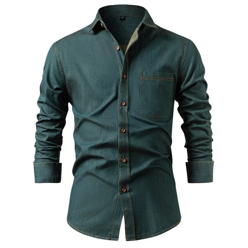 Chemise en jean décontractée