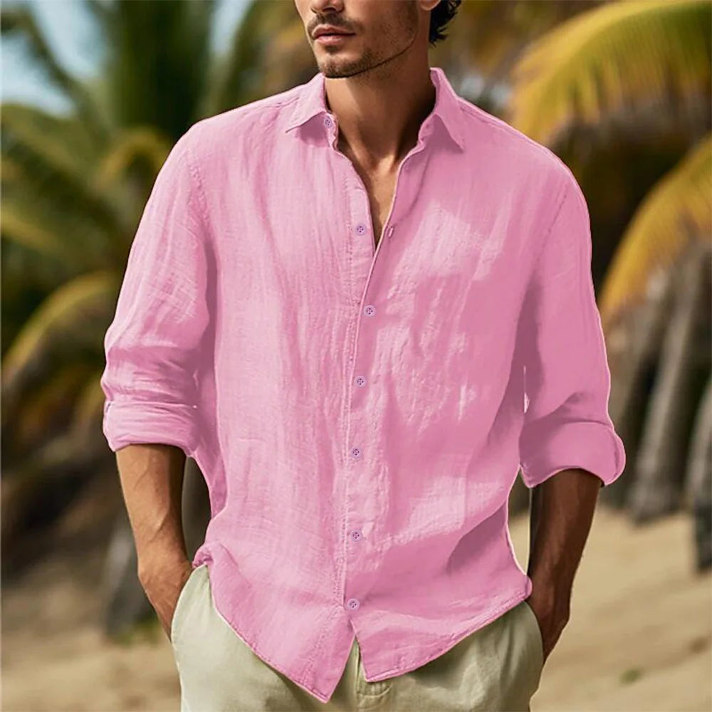 Camicia di lino casual