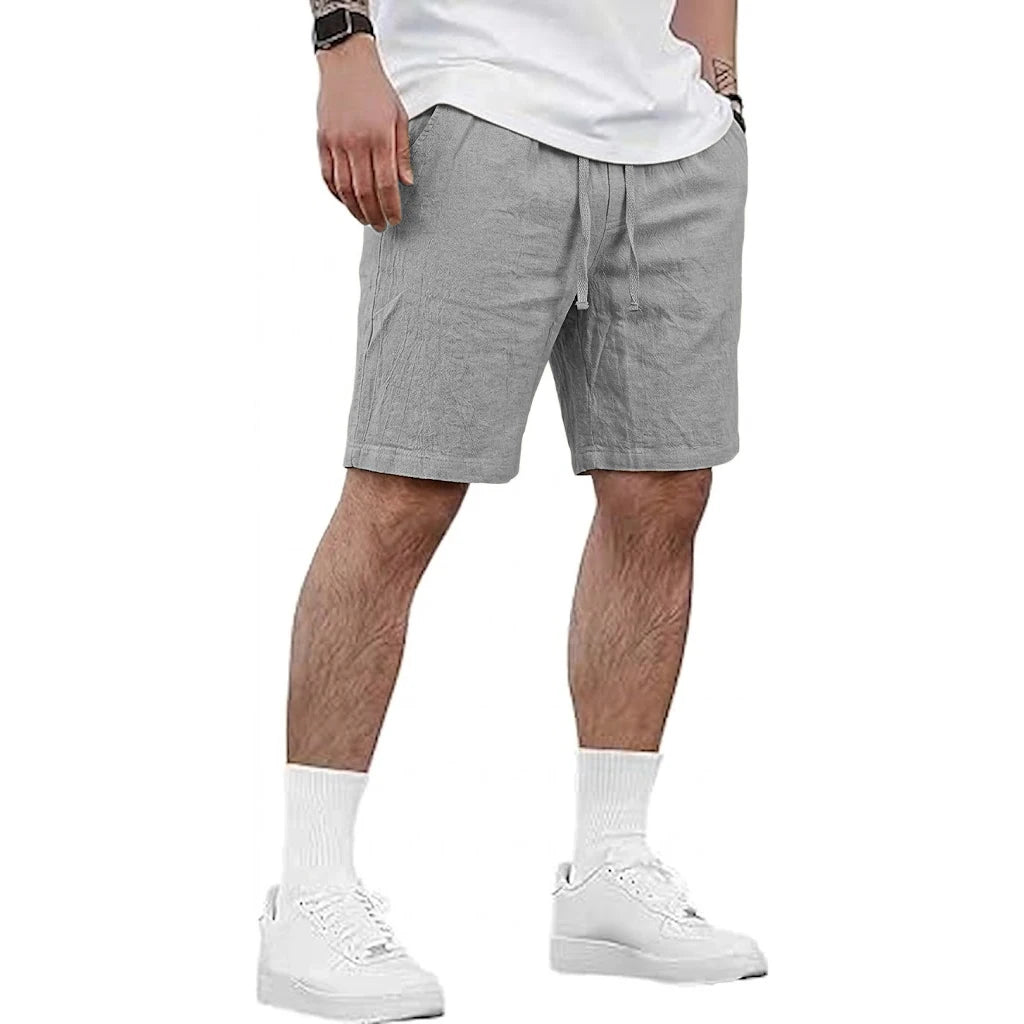 Short en lin pour homme