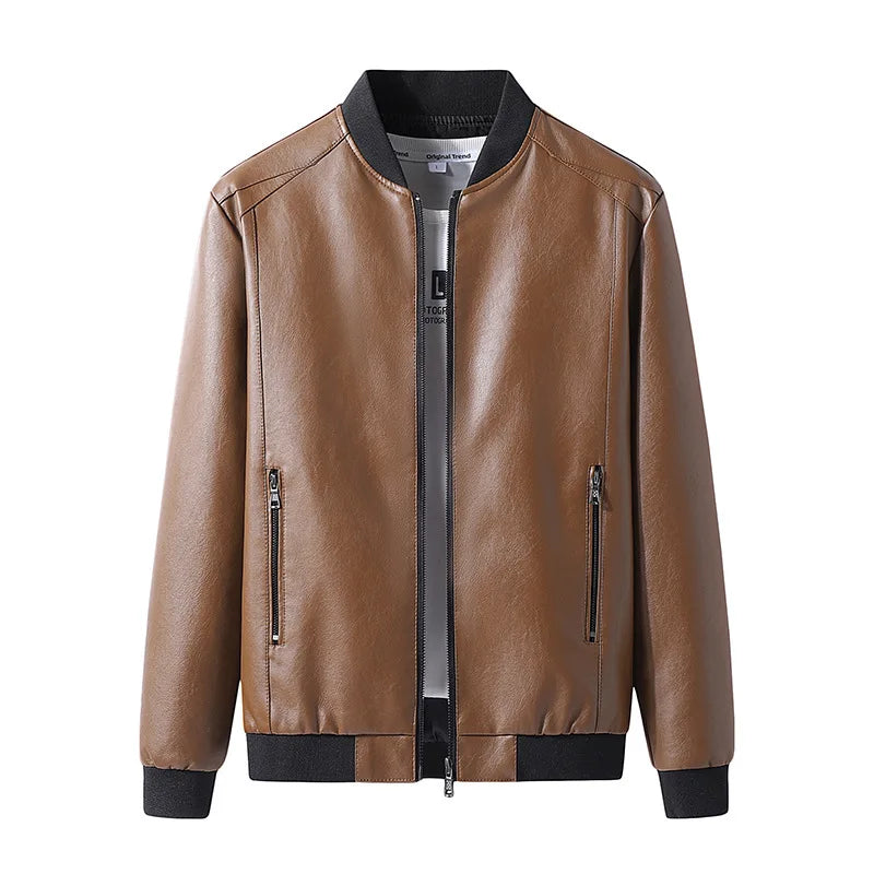 Veste en cuir élégante