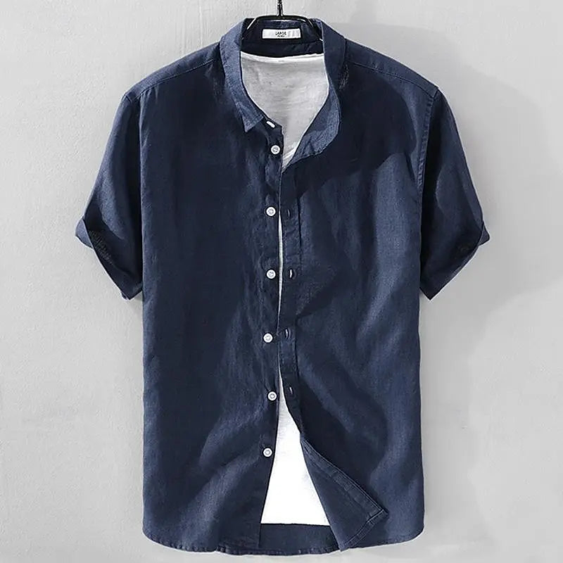 Camicia da uomo a maniche corte
