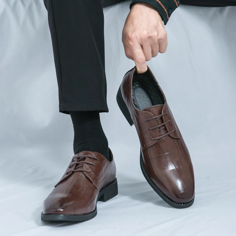 Zapatos de vestir de piel de primera calidad