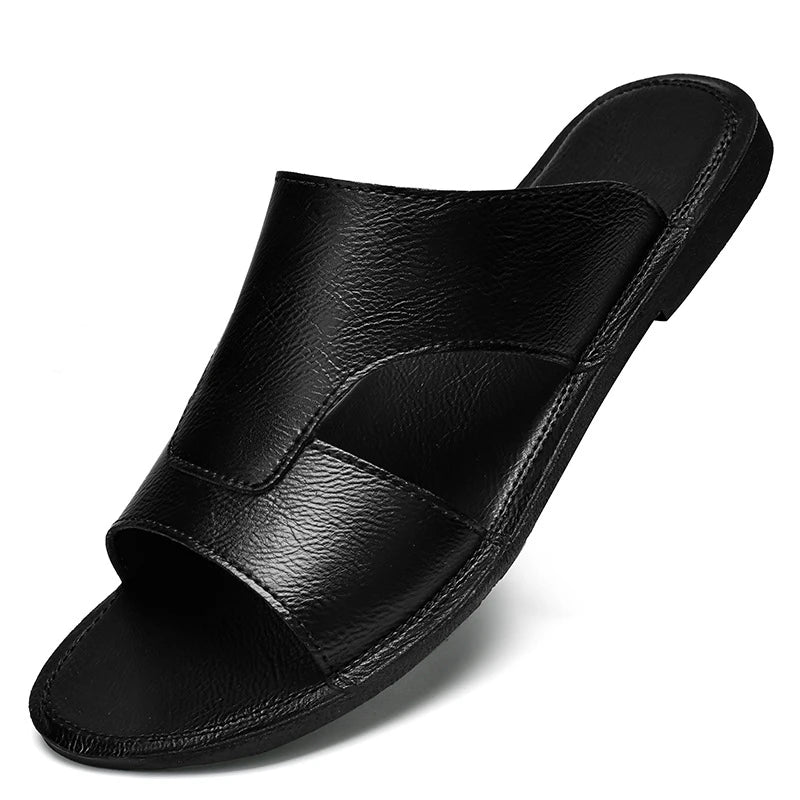 Elegant Leather Beach Sandals