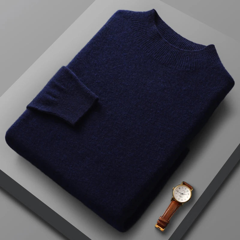 Half High Collar Cashmere Sweater
