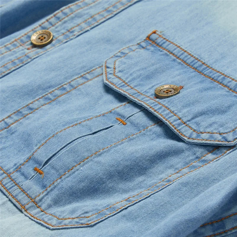 Chemise en denim élégante