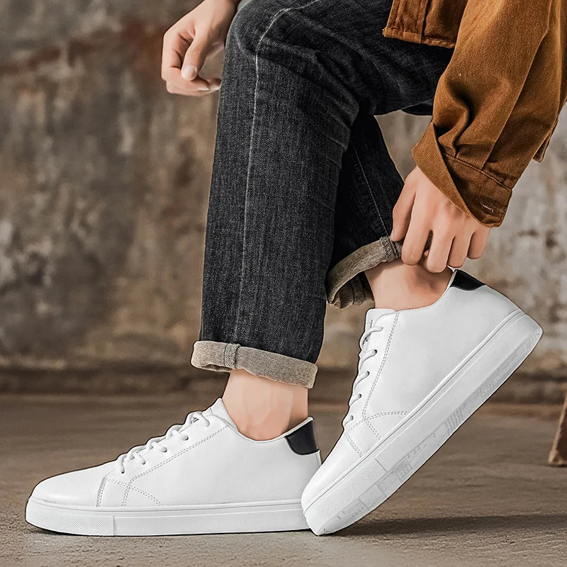 Elegante Leren Sneakers