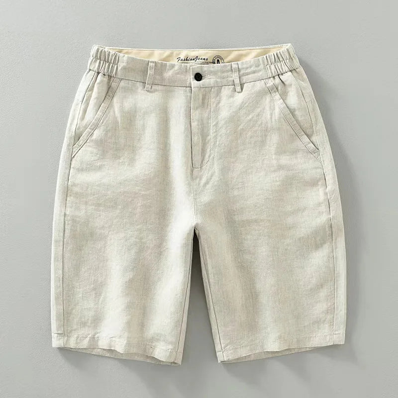 Short d'été élégant en lin
