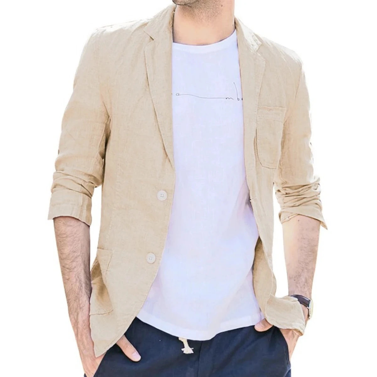 Elegant Linen Blazer
