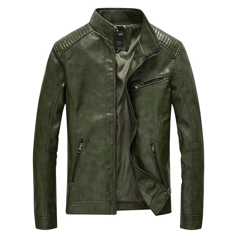 Giacca di pelle casual