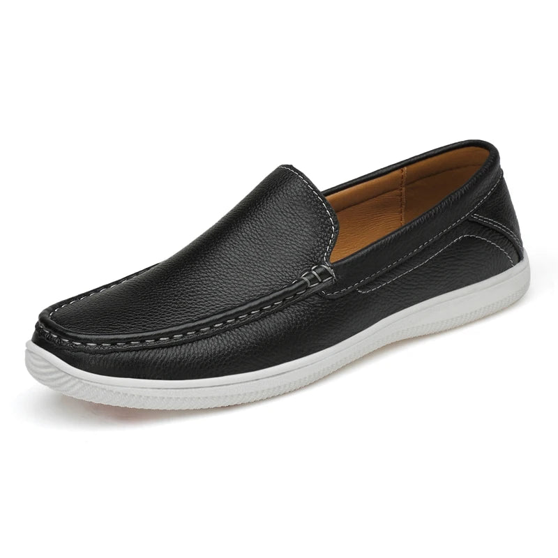 Elegant Leather Driving Loafers