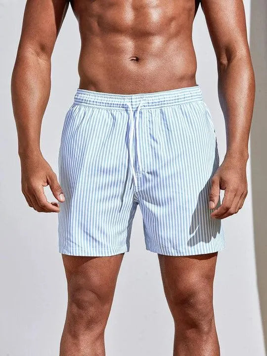 Eleganti pantaloncini da bagno a righe
