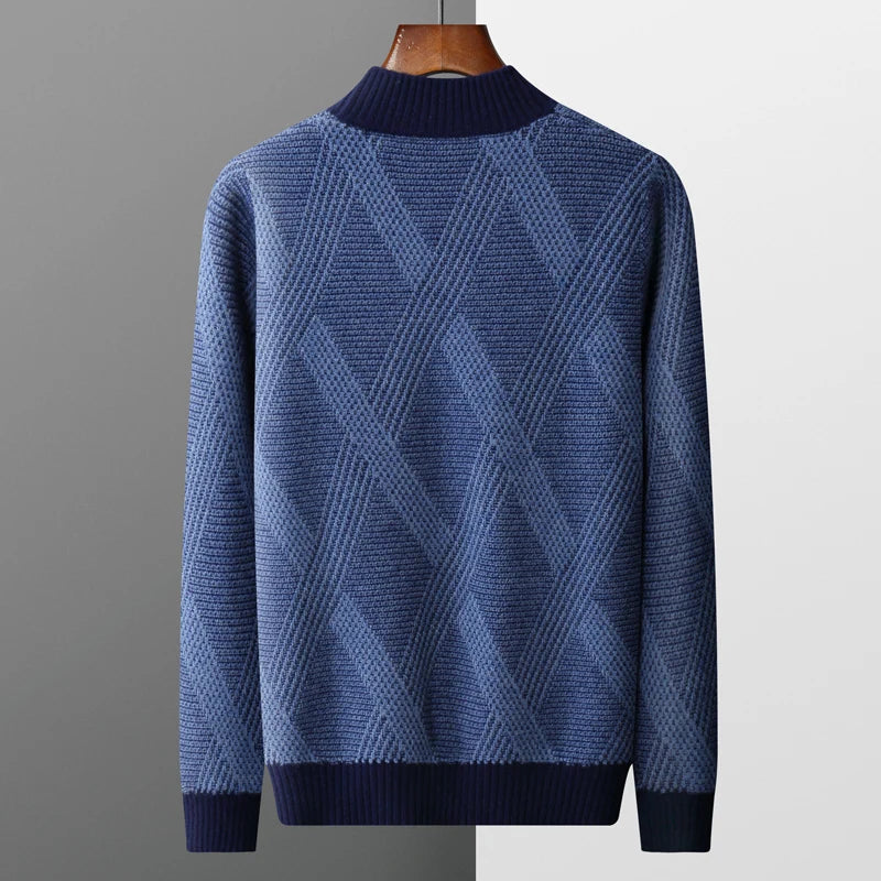 Cuzco High Collar Cashmere Sweater