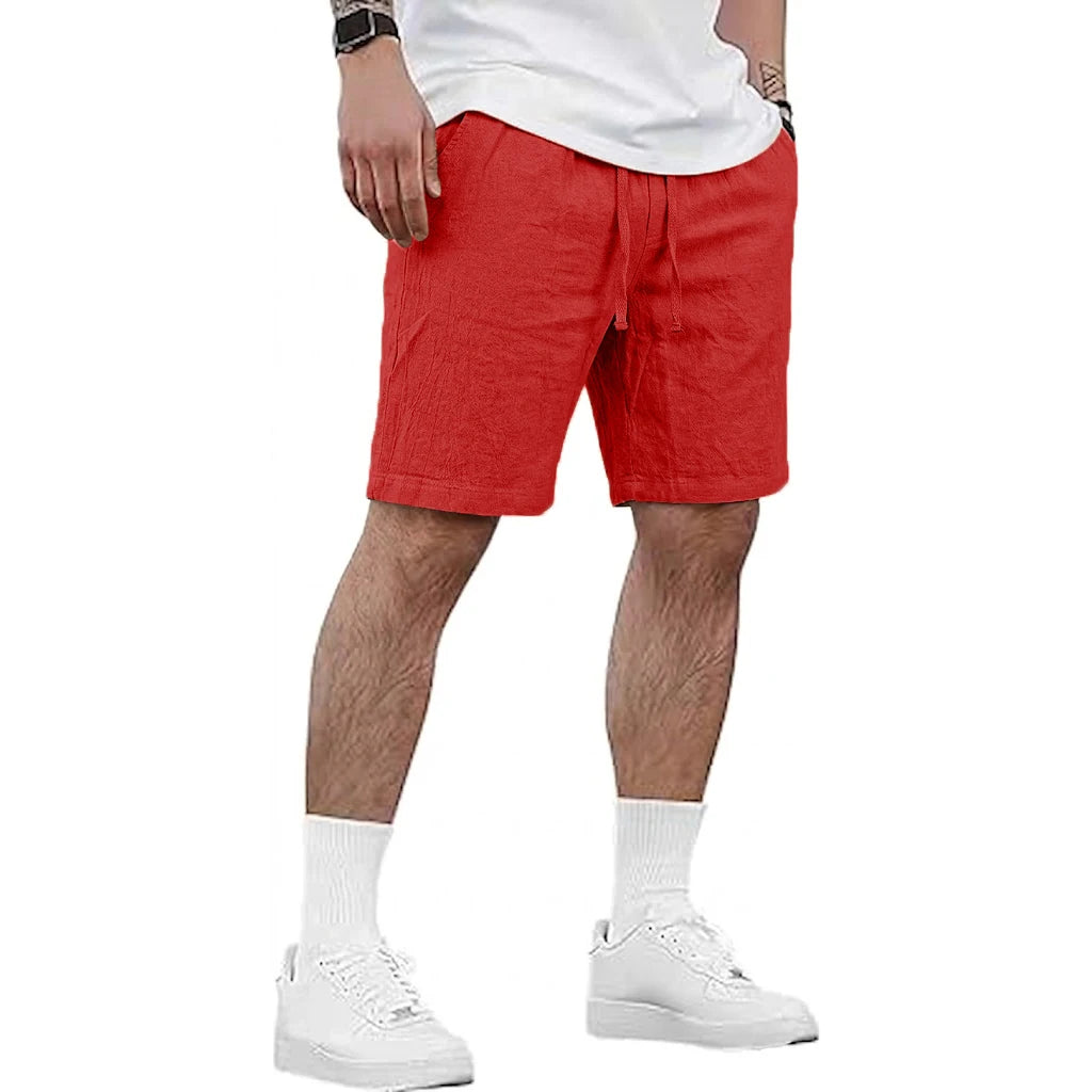 Short en lin pour homme