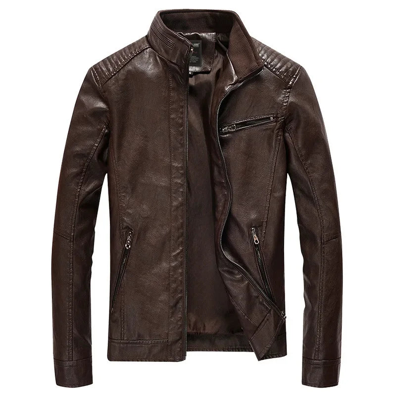 Giacca di pelle casual