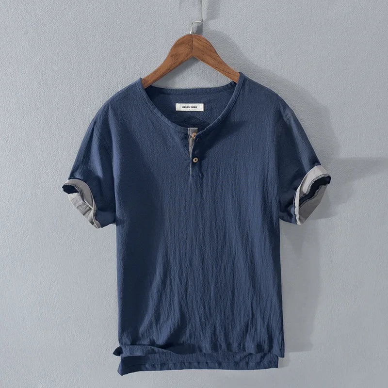 Elegante camicia estiva in cotone
