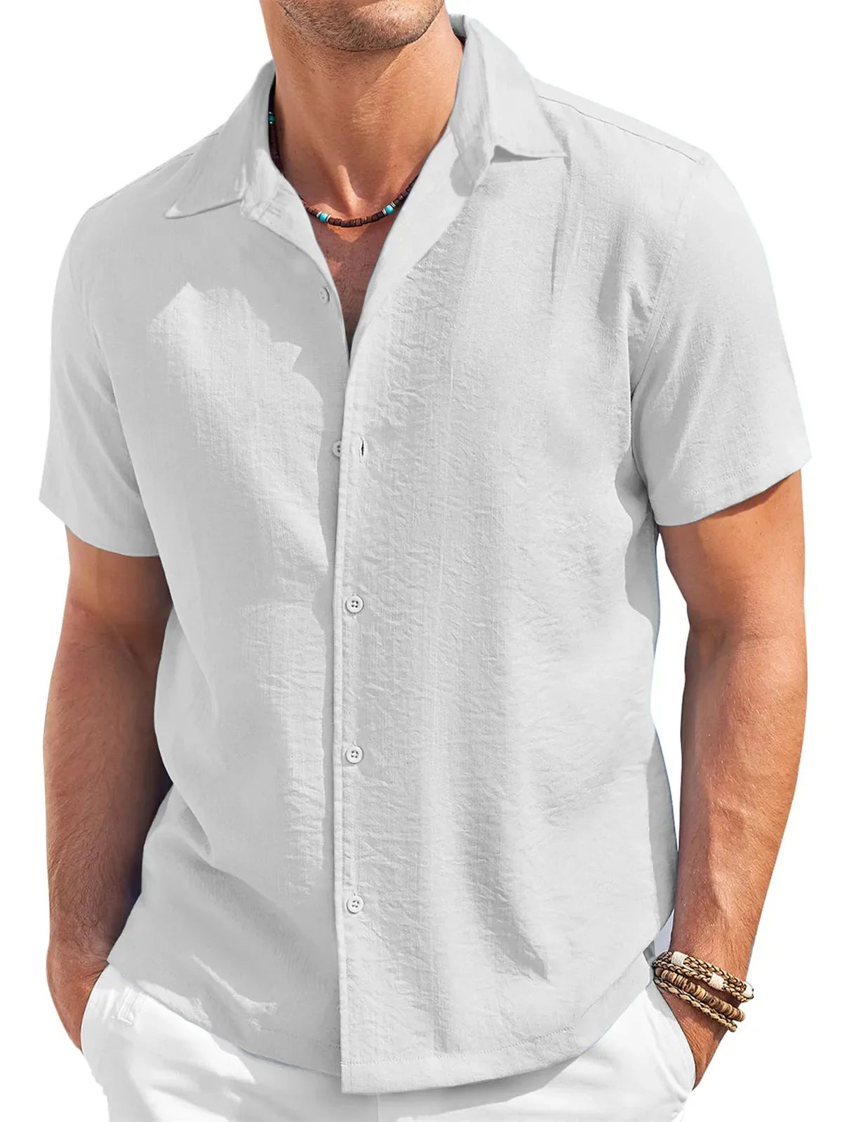 Casual Short Sleeve Men's Shirt