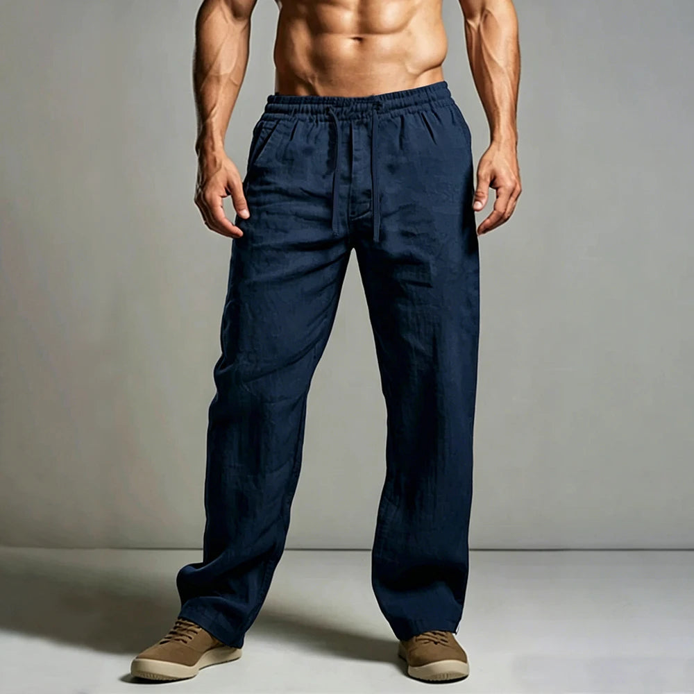 Elegant Cotton Linen Pants