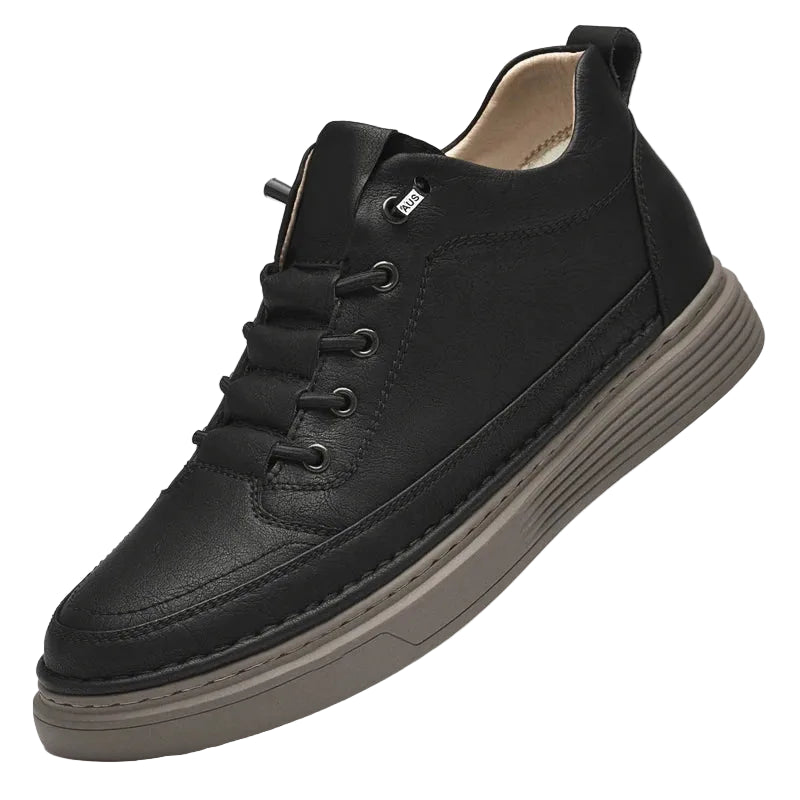 Elegant High Leather Oxford Shoes