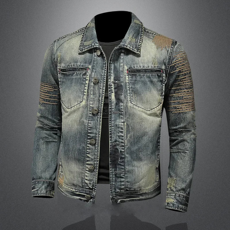 Veste en jean rétro