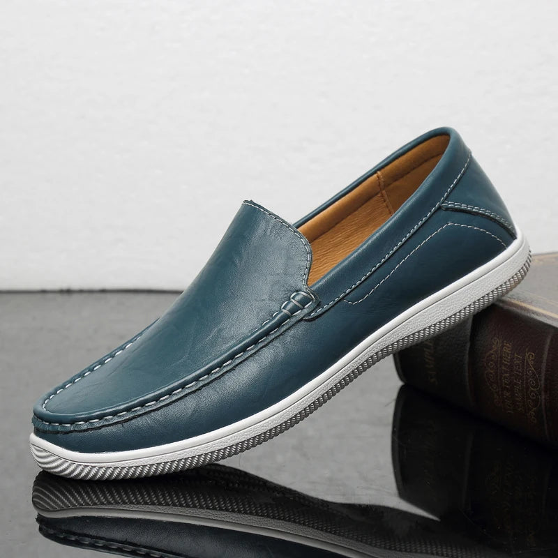Elegant Leather Driving Loafers