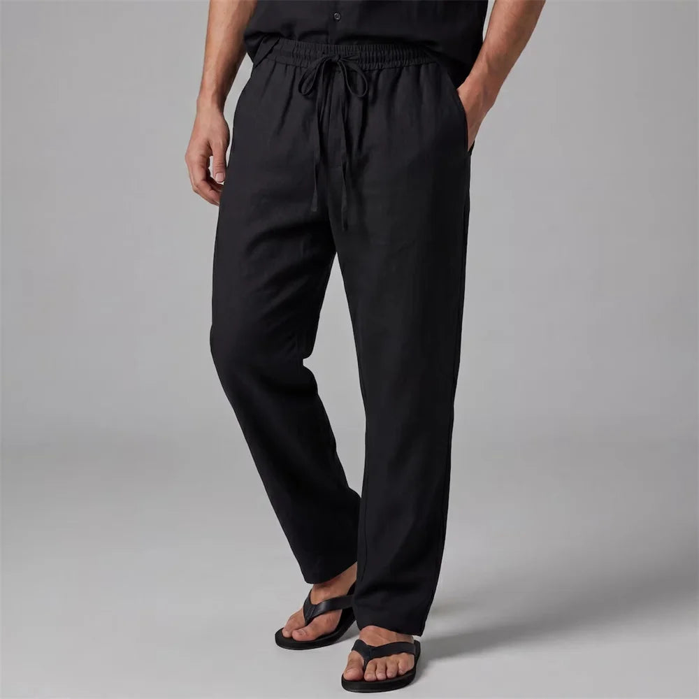 Elegant Cotton Linen Pants