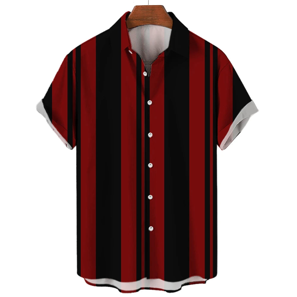 Striped Short Sleeved Summer Shirt