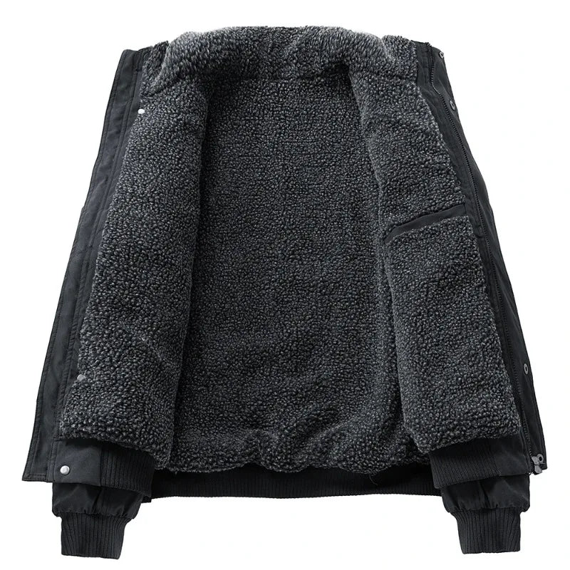 Elegant Fleece Lined Puffer Jacket