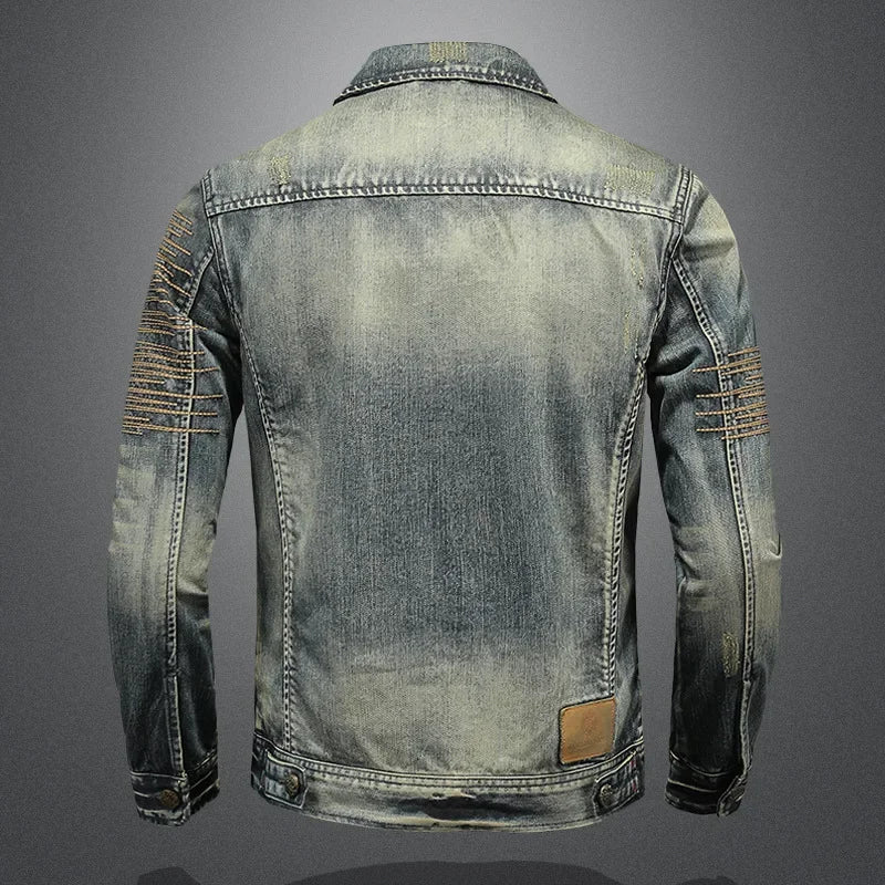 Veste en jean rétro