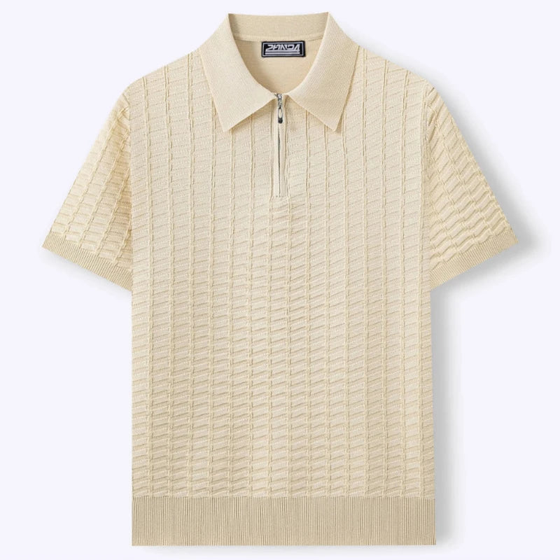 Elegante polo con zip