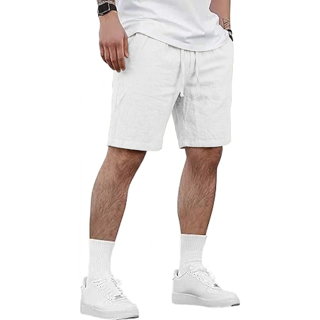 Short en lin pour homme