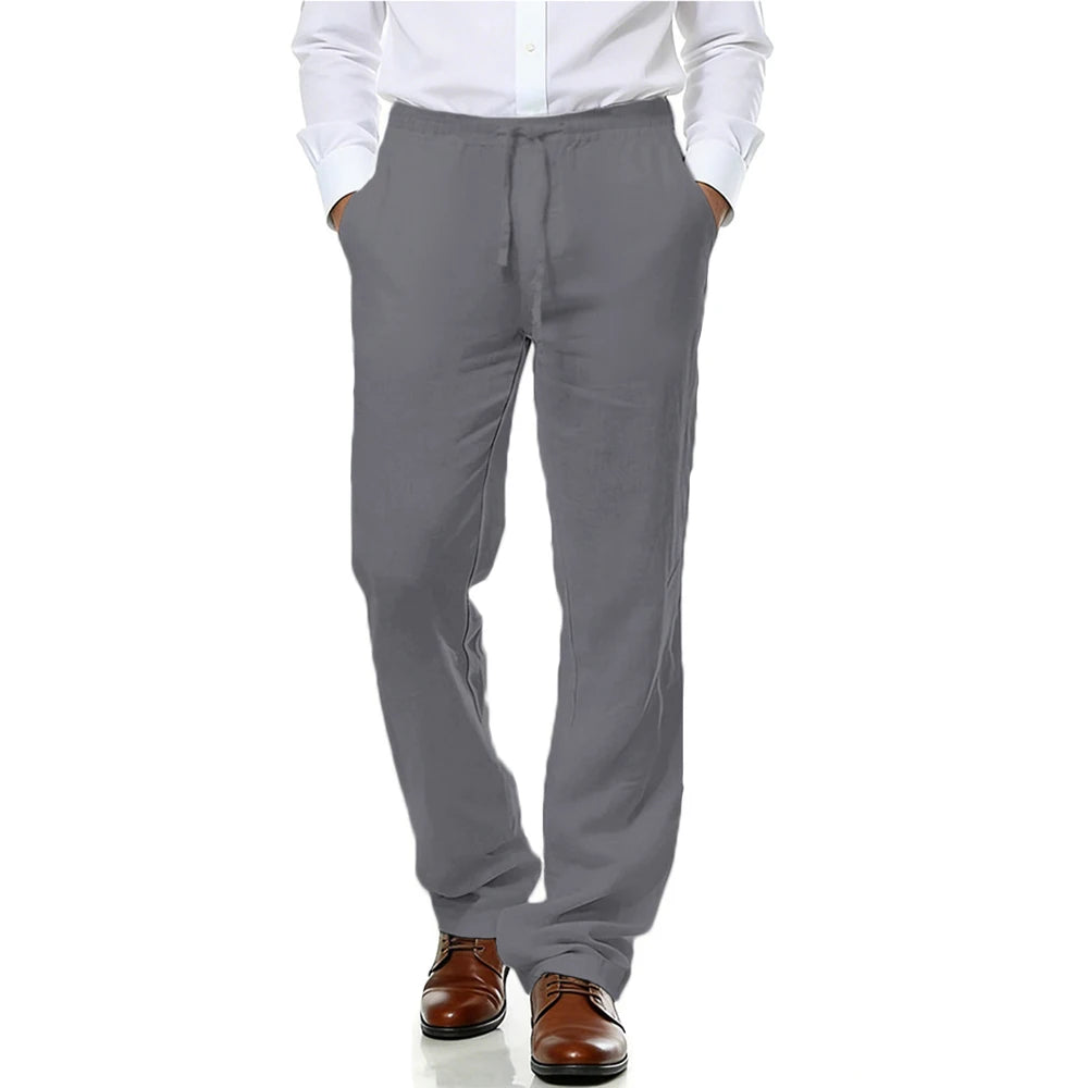 Elegant Cotton Linen Pants