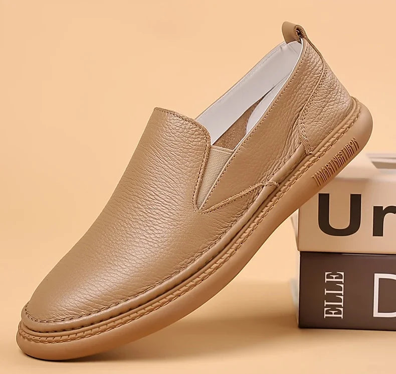 Elegant Leather Slip-On Shoes