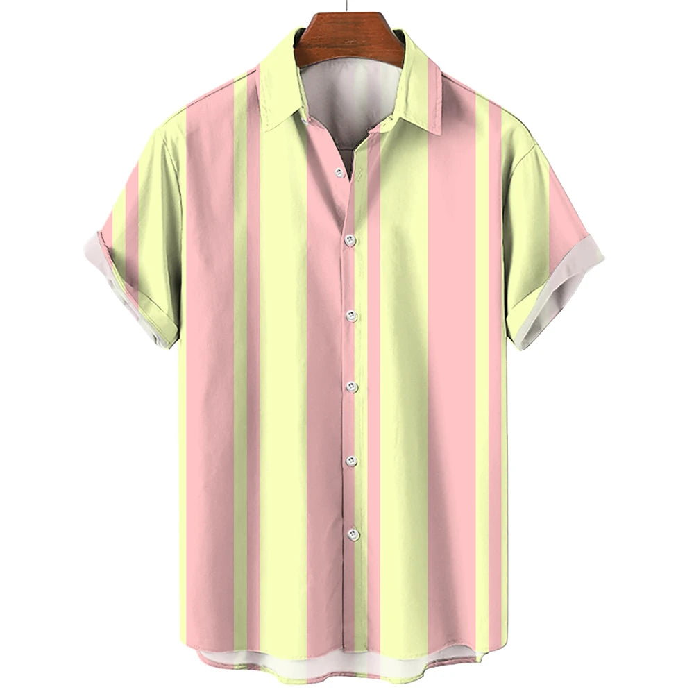 Striped Short Sleeved Summer Shirt
